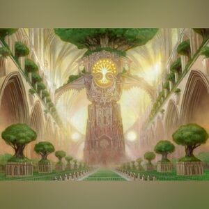 UltraPro Magic The Gathering 24in Mouse Pad Temple Garden Wizards of the Coast